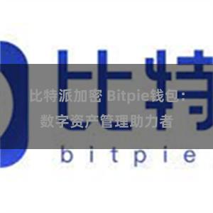   比特派加密 Bitpie钱包：数字资产管理助力者