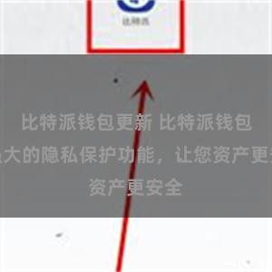   比特派钱包更新 比特派钱包：强大的隐私保护功能，让您资产更安全
