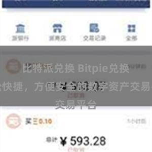 比特派兑换 Bitpie兑换轻松快捷，方便安全的数字资产交易平台