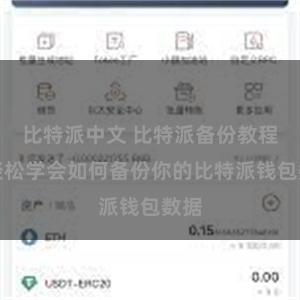   比特派中文 比特派备份教程：轻松学会如何备份你的比特派钱包数据